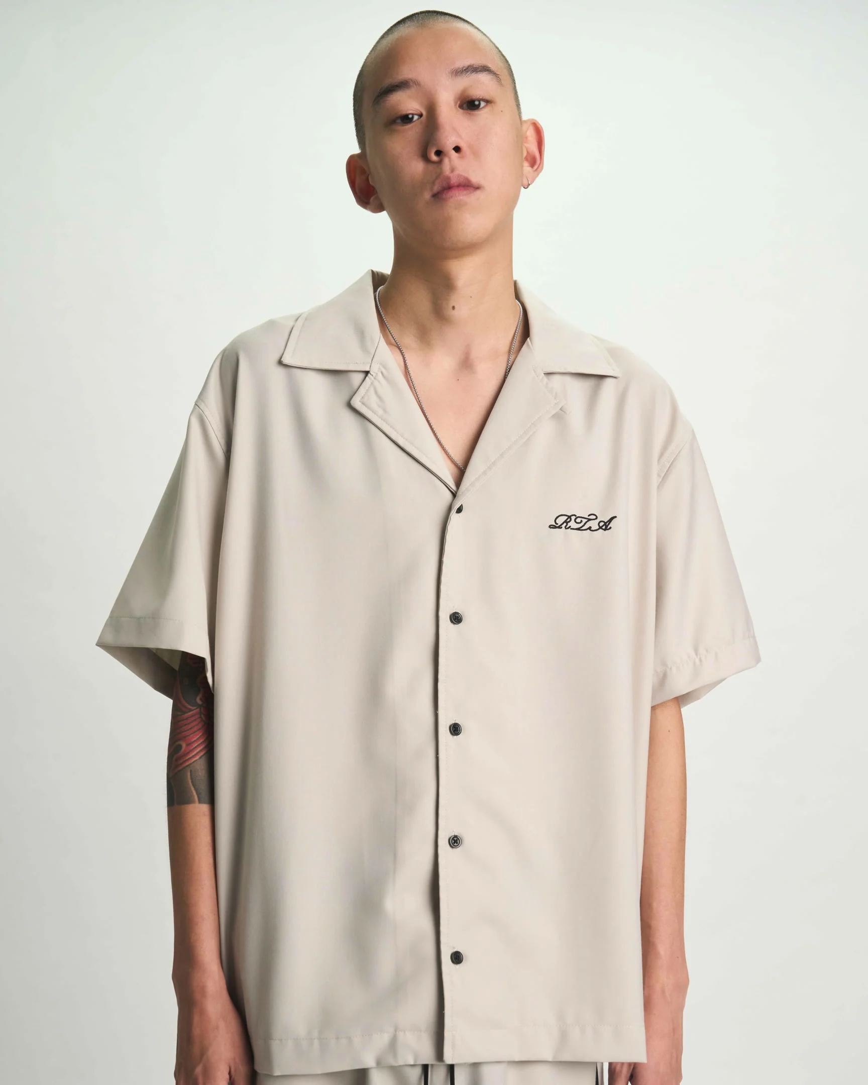 NATHAN SHORT SLEEVE SHIRT | BEIGE POPPY