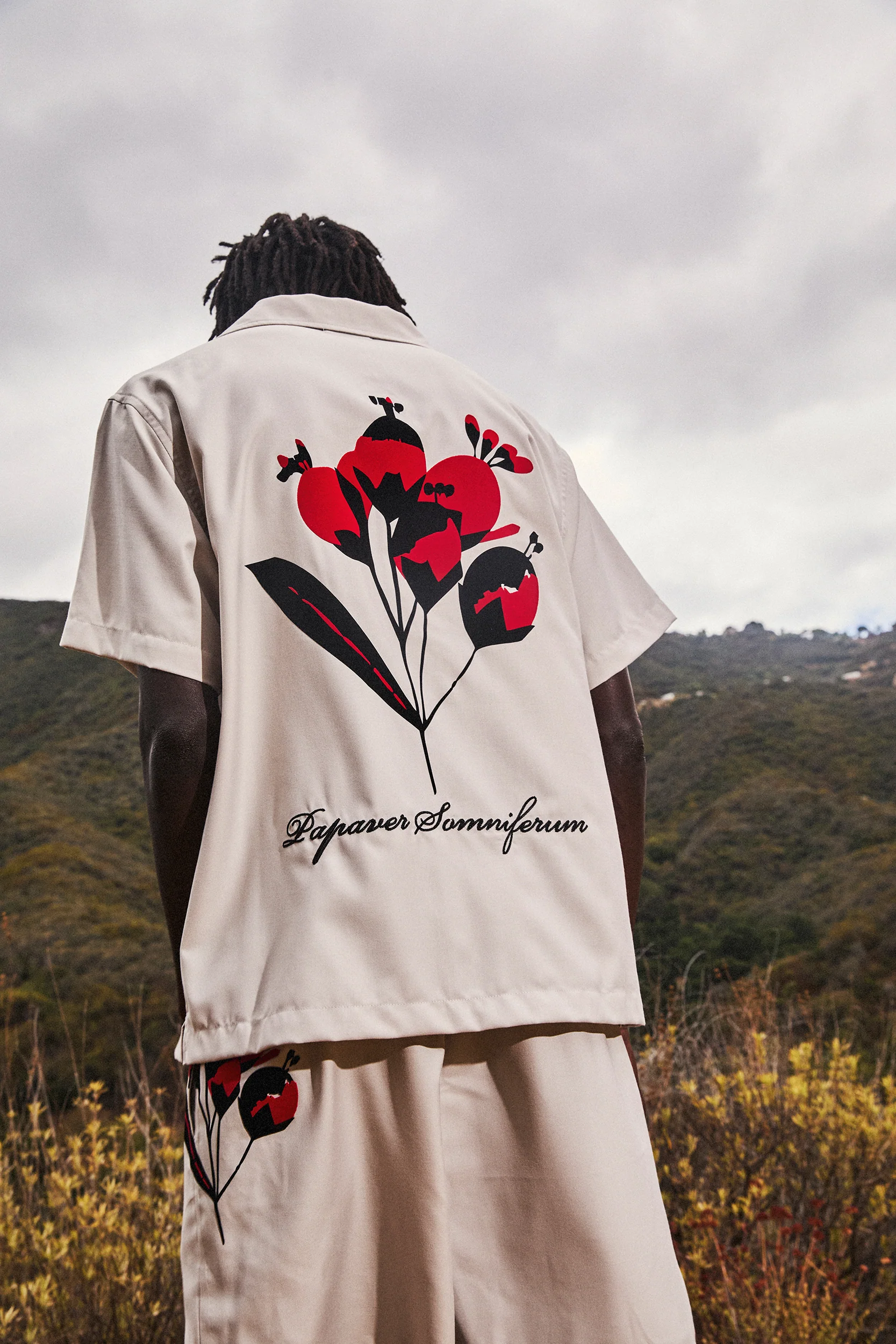 NATHAN SHORT SLEEVE SHIRT | BEIGE POPPY - Image 7