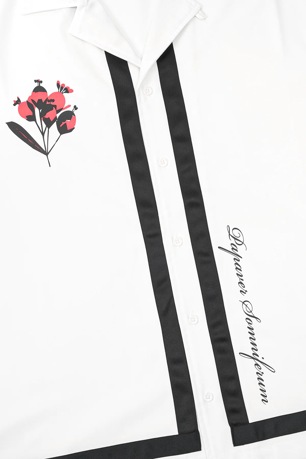 NATHAN SHORT SLEEVE SHIRT | WHITE POPPY - Image 4