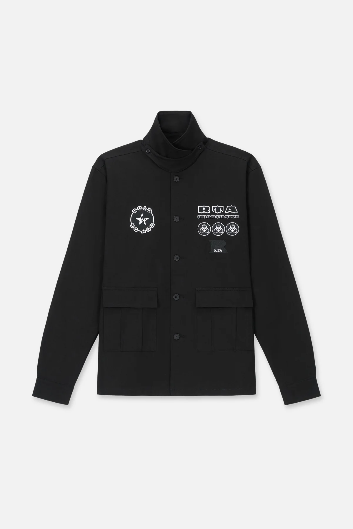 NILTON TOP | BLACK MILITARY PATCH - Image 4
