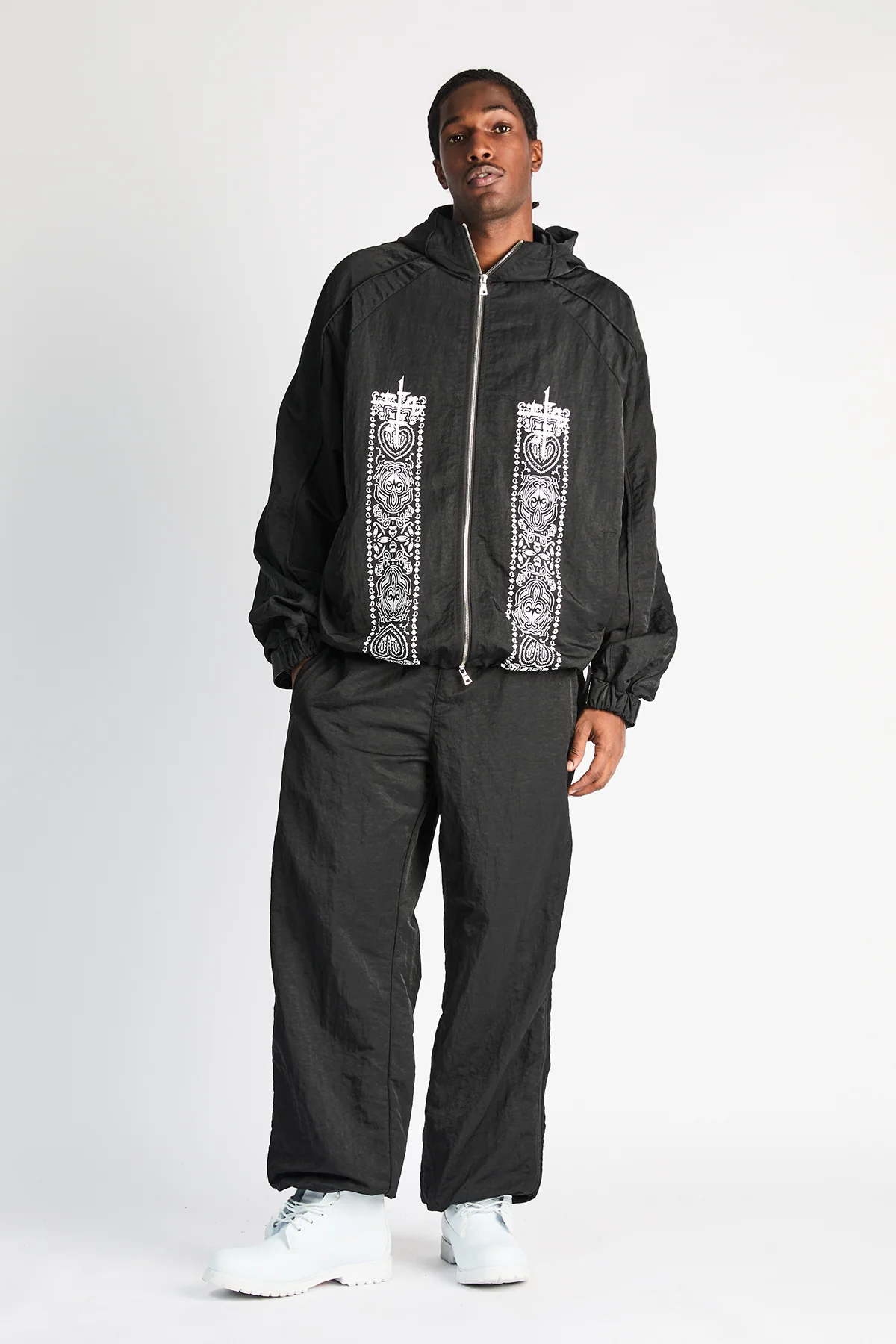 NIXON TRACK PANT | BLACK PAISLEY - Image 5