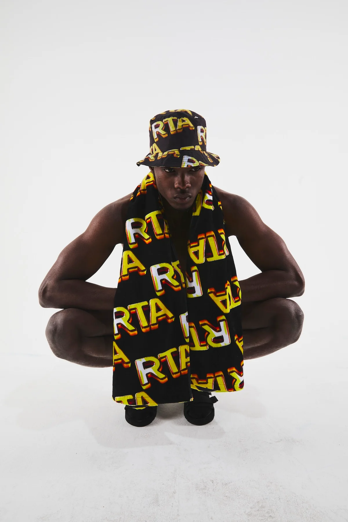 NOAH BEACH TOWEL | BLACK RTA BULLION - Image 5