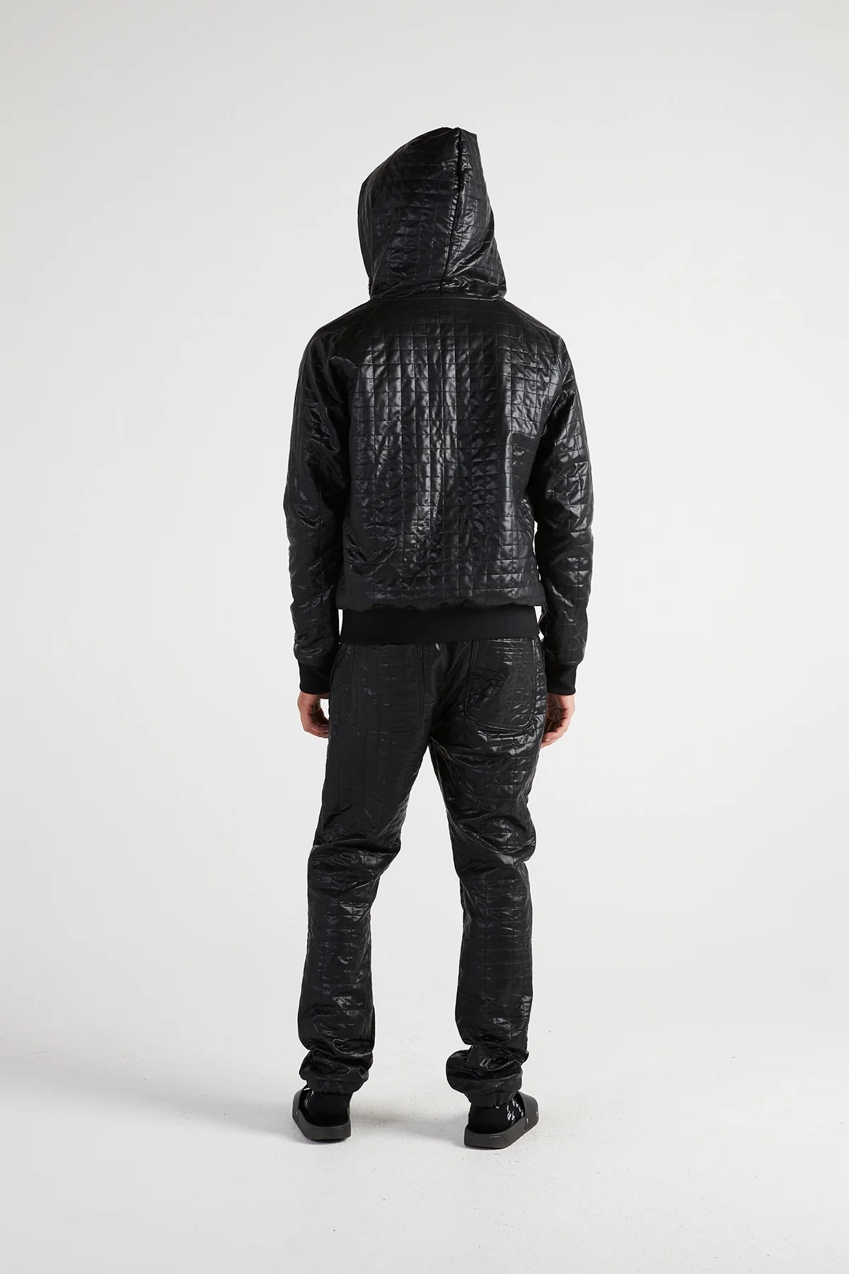 OWEN SWEATPANT | BLACK QUILTED - Image 4