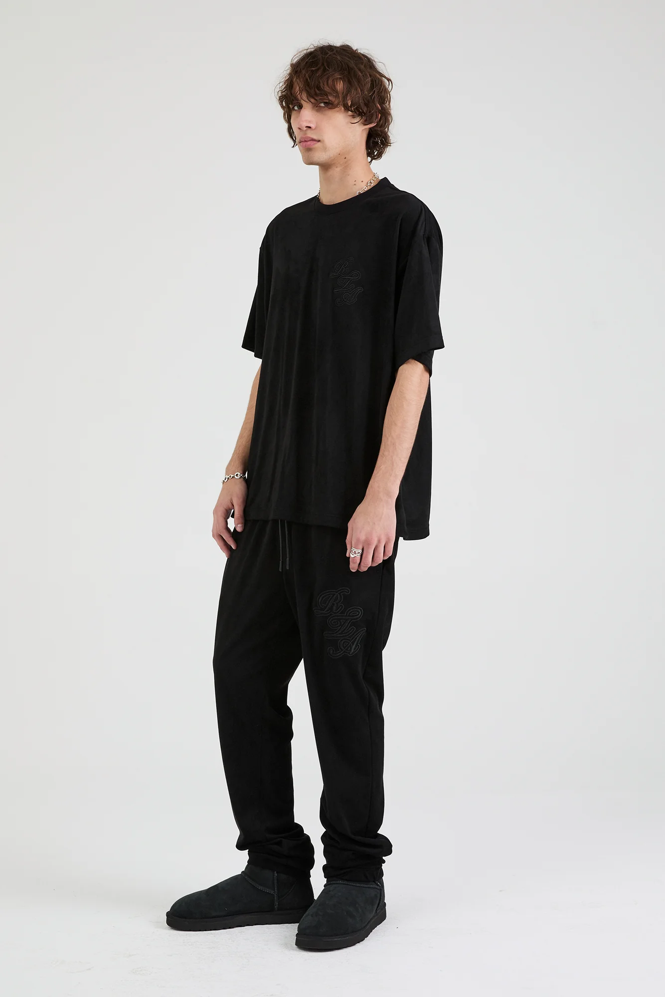 OWEN SWEATPANT | BLACK SCRIPT LOGO - Image 6