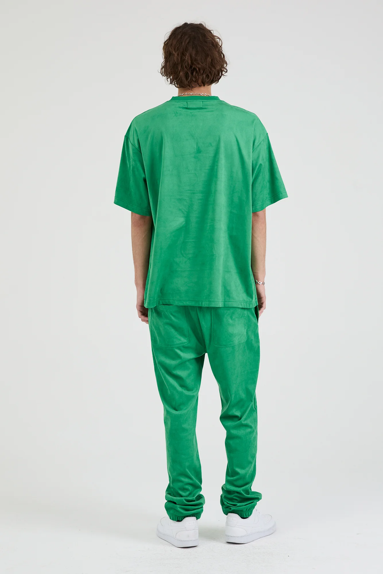 OWEN SWEATPANT | GREEN SCRIPT LOGO - Image 6