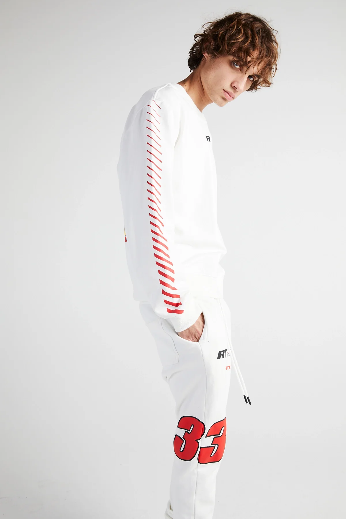 OWEN SWEATPANT | WHITE RACING NUMBERS - Image 5