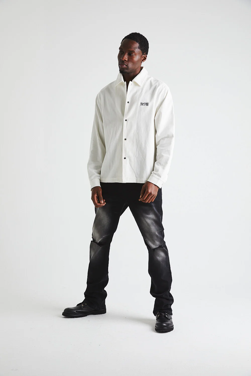PARLAN SHIRT | WHITE GOTHIC - Image 3