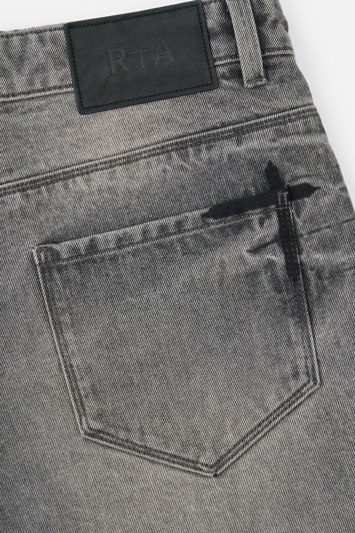 RICARDO SLIM FIT CARPENTER JEAN | IRON HAZE 3D CROSS - Image 4