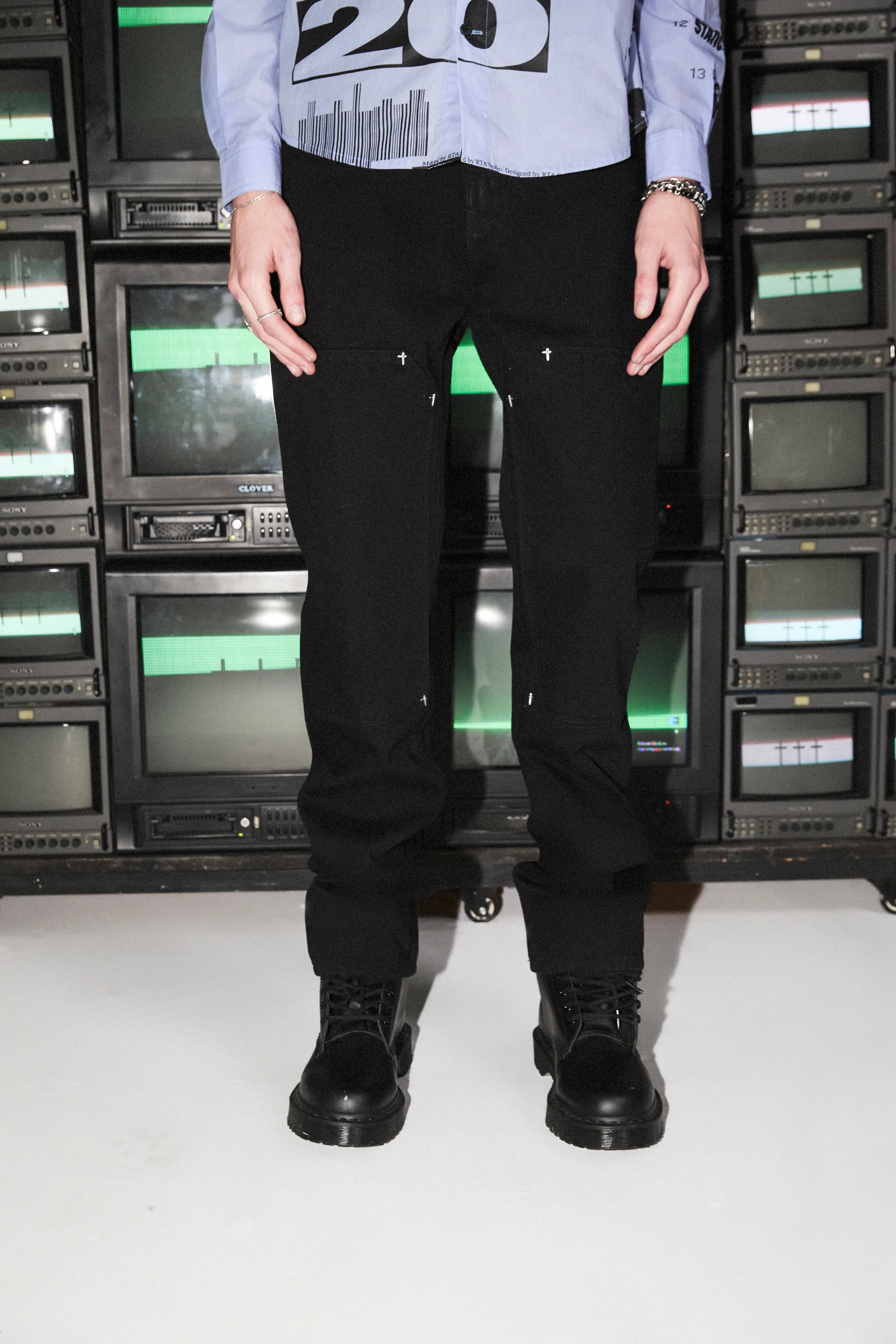 RICARDO SLIM FIT CARPENTER JEAN | BLACK