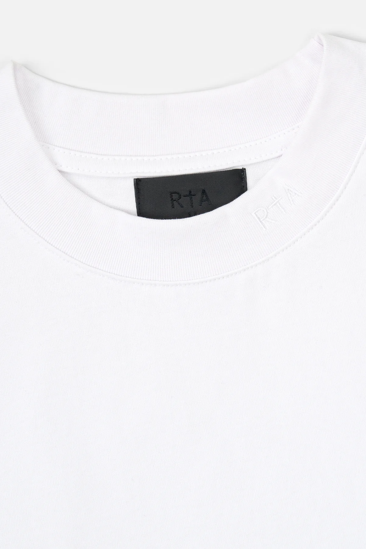 RICO MOCK NECK SHORT SLEEVE TEE | WHITE COLLAR LOGO - Image 3