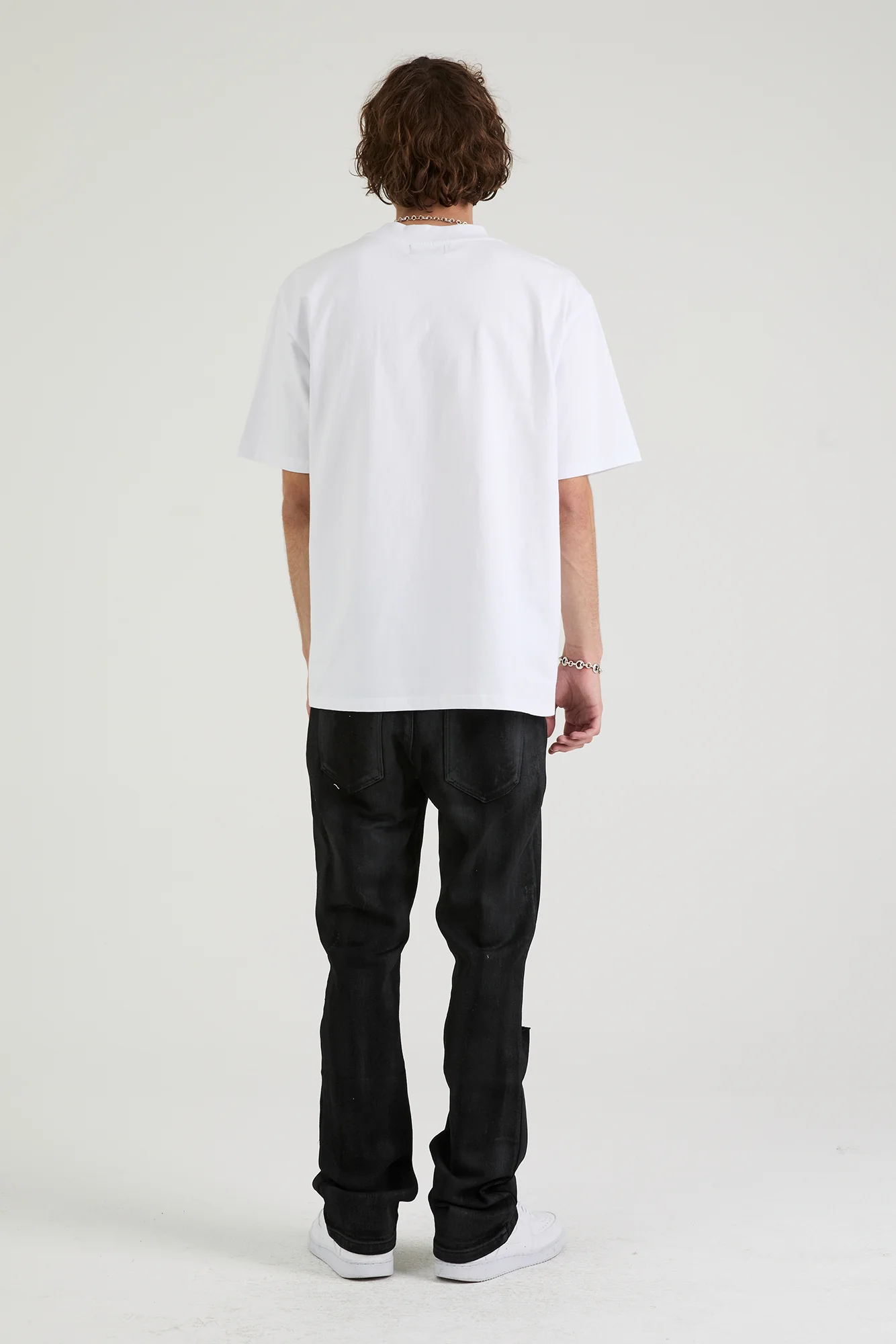 RICO MOCK NECK SHORT SLEEVE TEE | WHITE COLLAR LOGO - Image 6