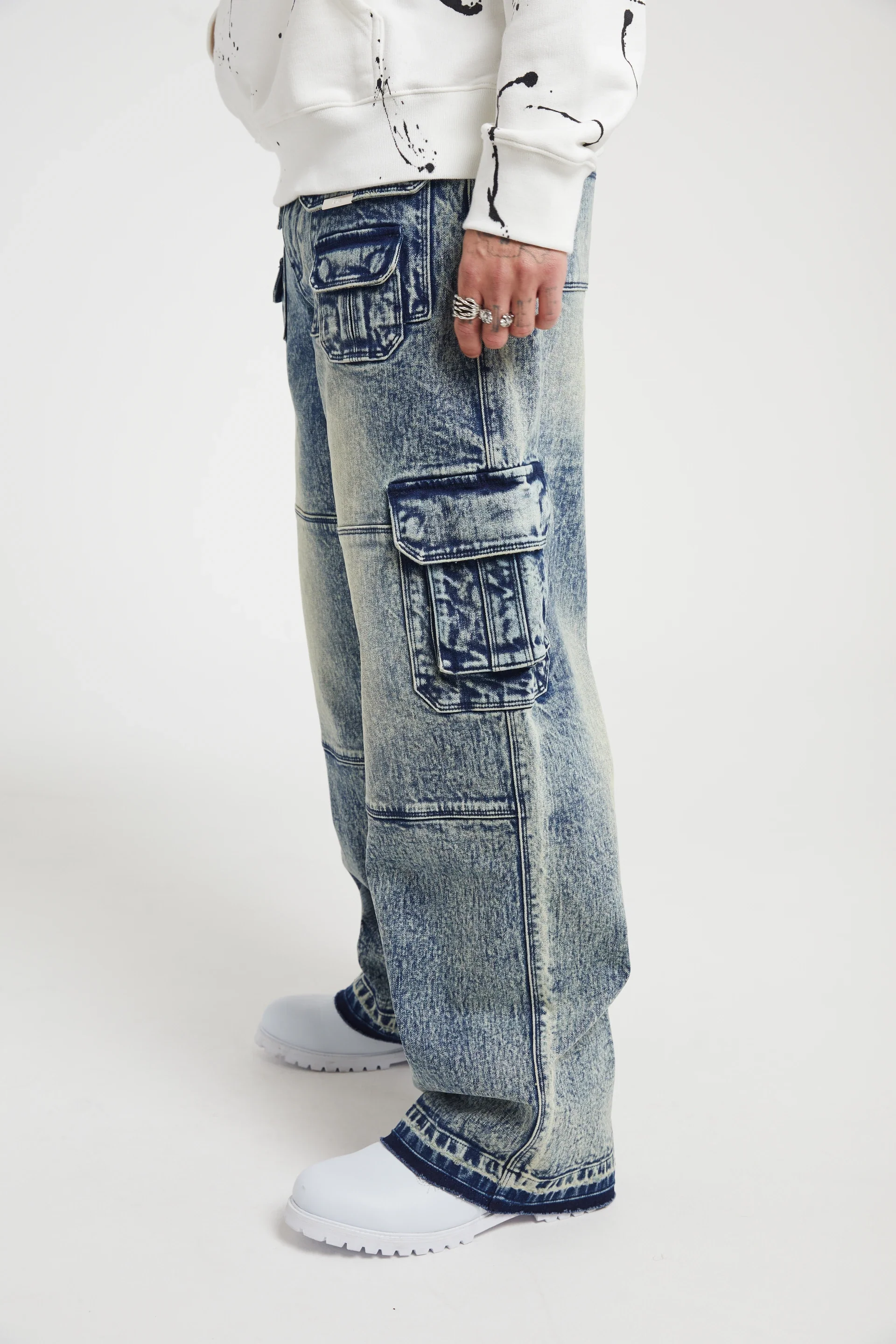 ROMAN SKINNY JEAN | MEDIUM ACID WASH - Image 4