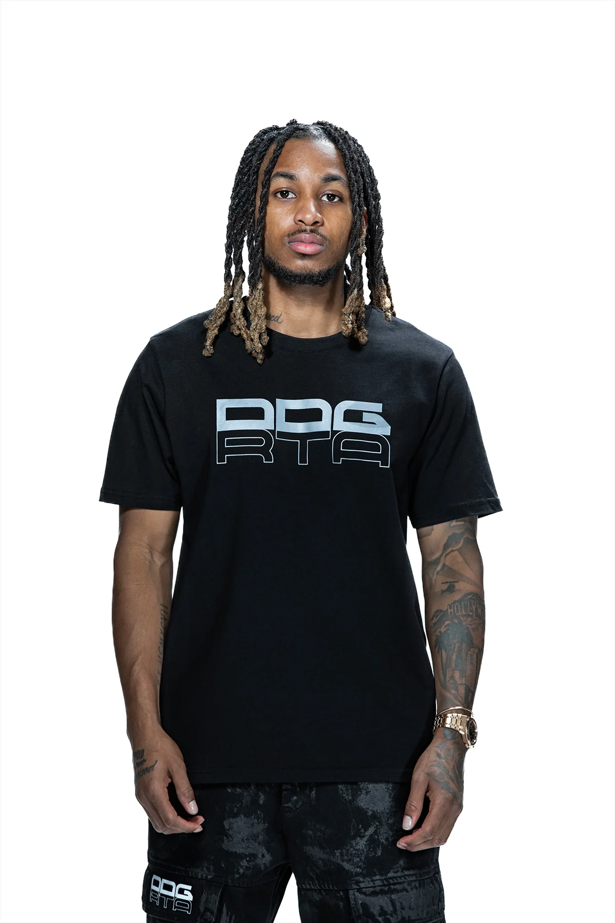 RTA X DDG LIAM SHORT SLEEVE TEE | BLACK BARBWIRE - Image 3