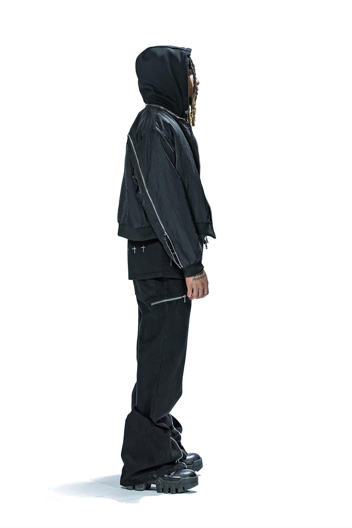 RTA X DDG MICKIE JACKET | BLACK ZIPPERS - Image 11
