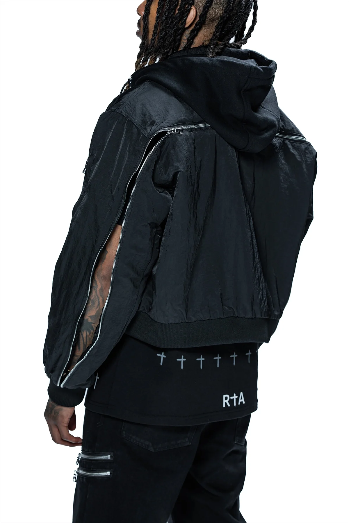 RTA X DDG MICKIE JACKET | BLACK ZIPPERS - Image 3