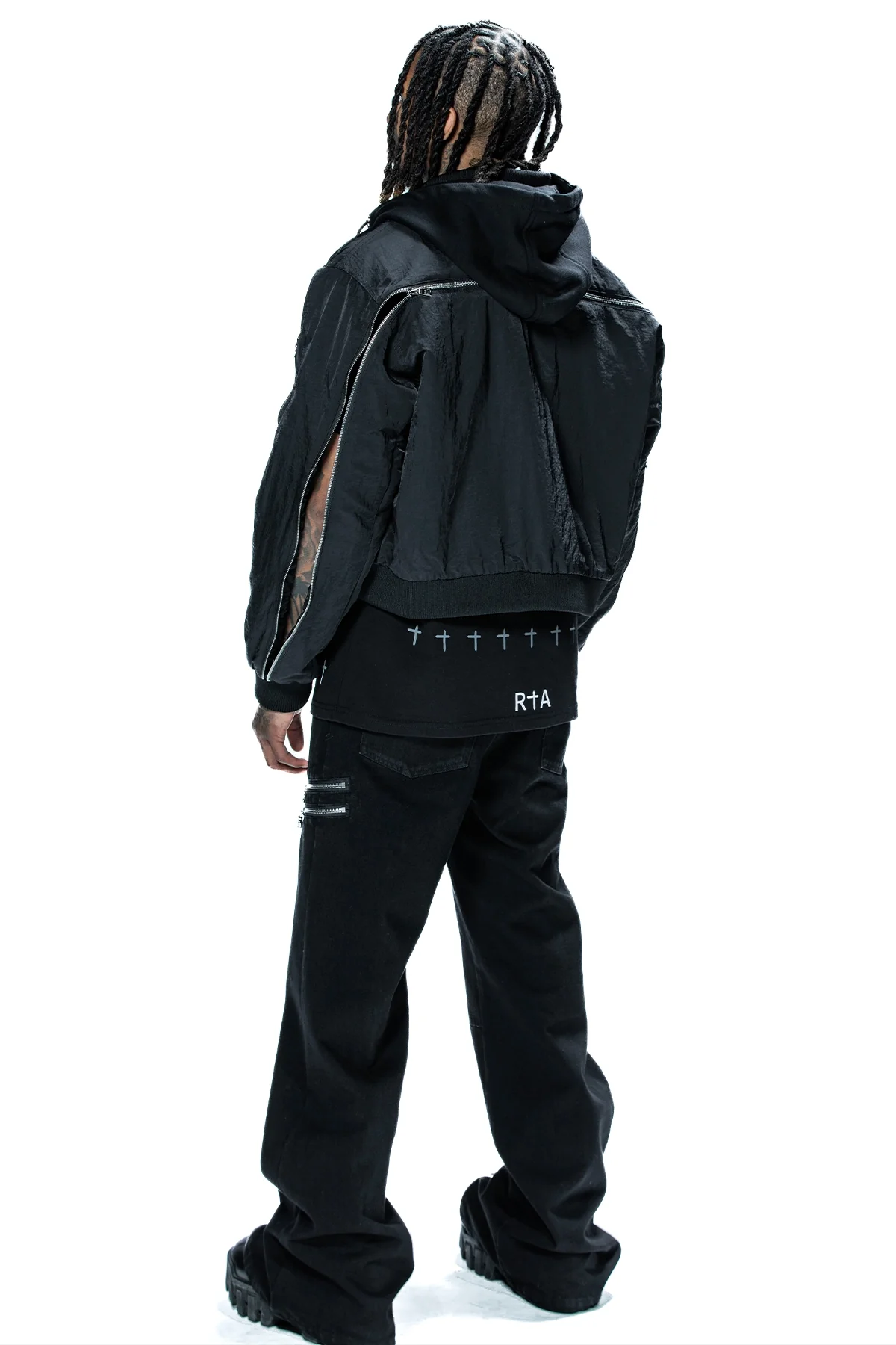 RTA X DDG MICKIE JACKET | BLACK ZIPPERS - Image 9