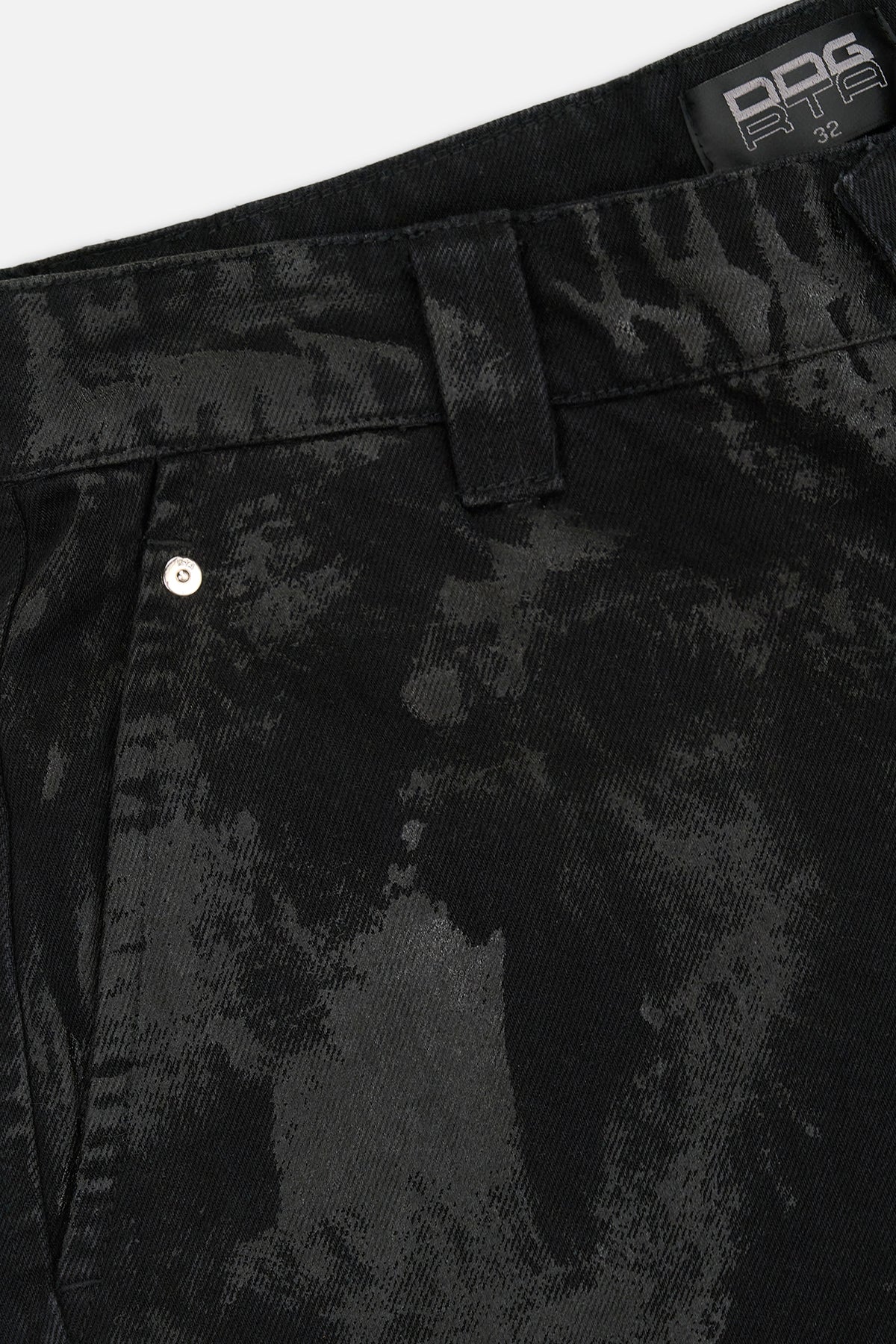 RTA X DDG WYLIE CARGO JEAN | BLACK WAX COATED DDG - Image 9
