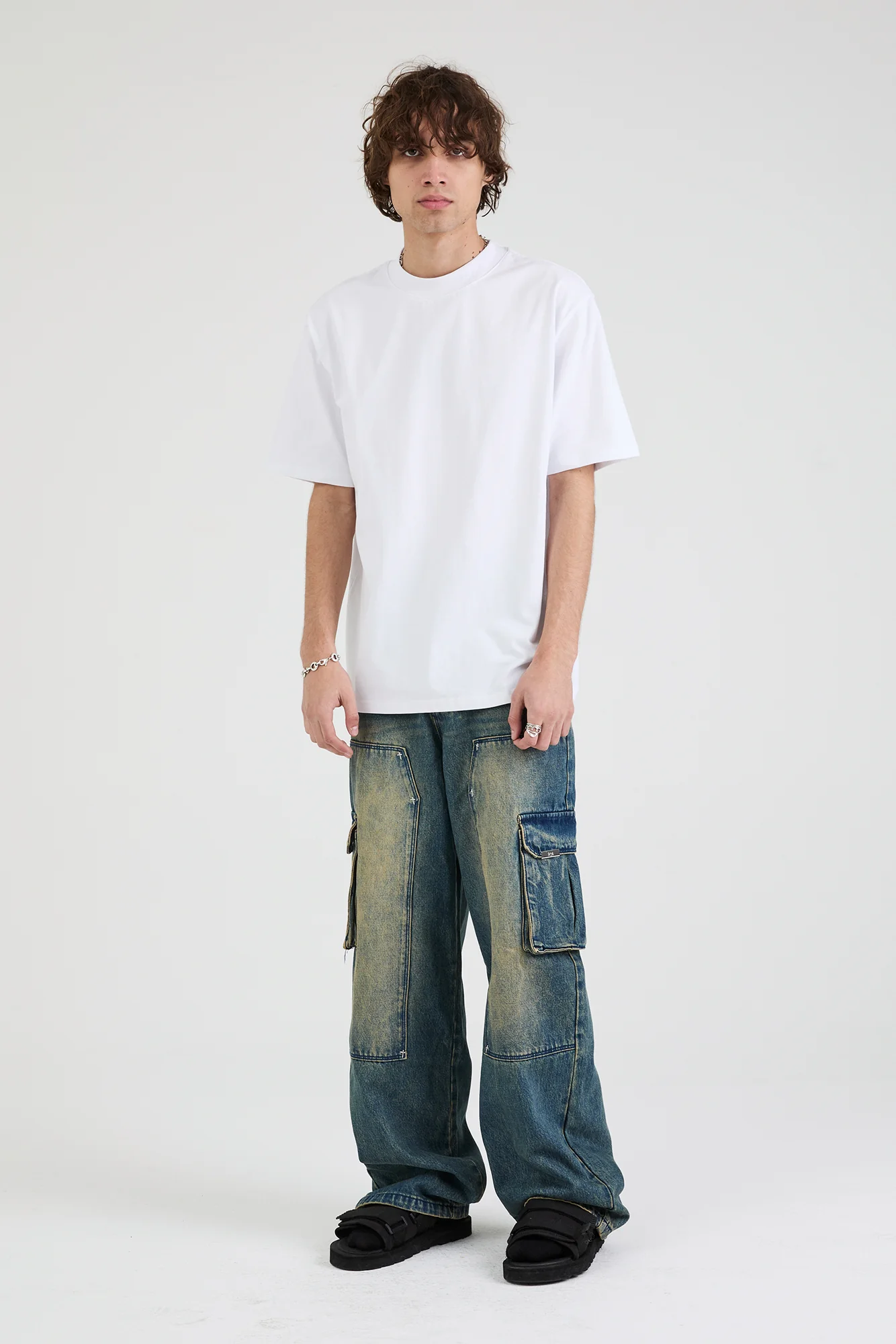 RYAN WIDE LEG CARPENTER JEAN | BLUE MINERAL - Image 3