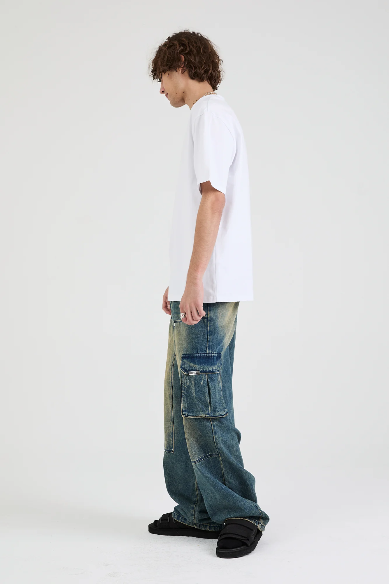 RYAN WIDE LEG CARPENTER JEAN | BLUE MINERAL - Image 5