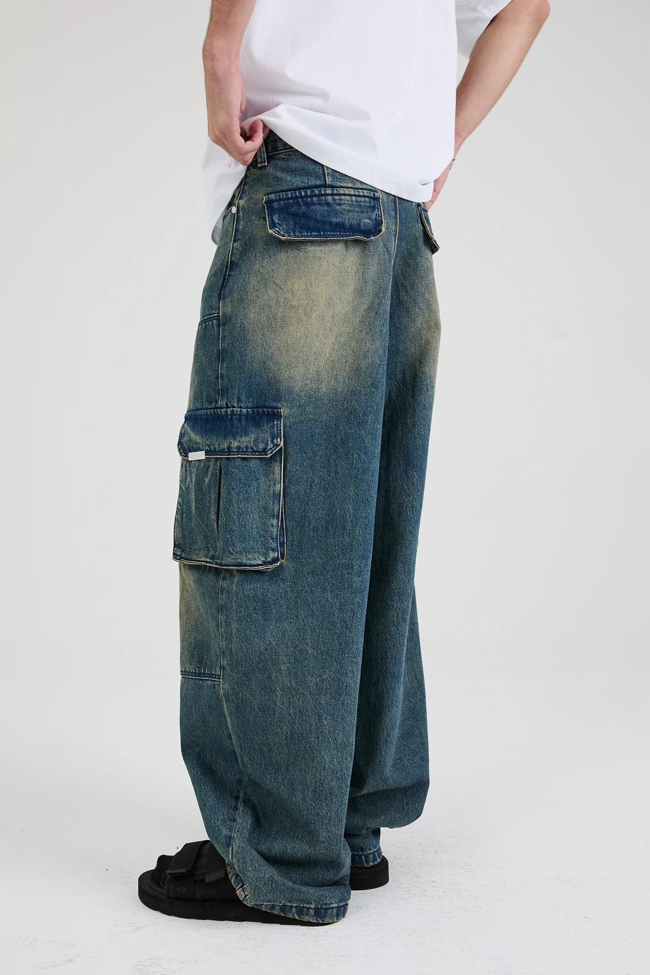 RYAN WIDE LEG CARPENTER JEAN | BLUE MINERAL - Image 6