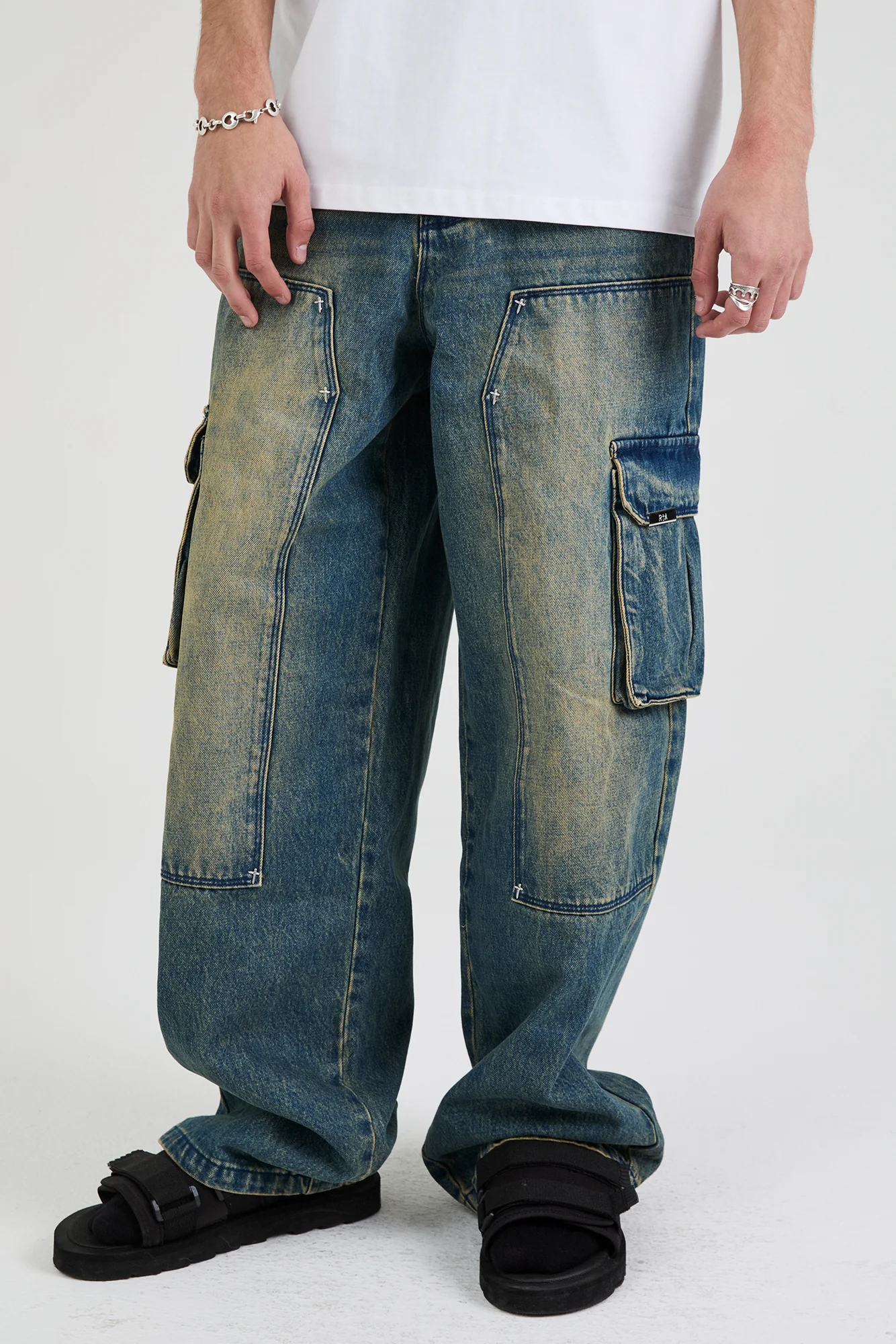 RYAN WIDE LEG CARPENTER JEAN | BLUE MINERAL - Image 7