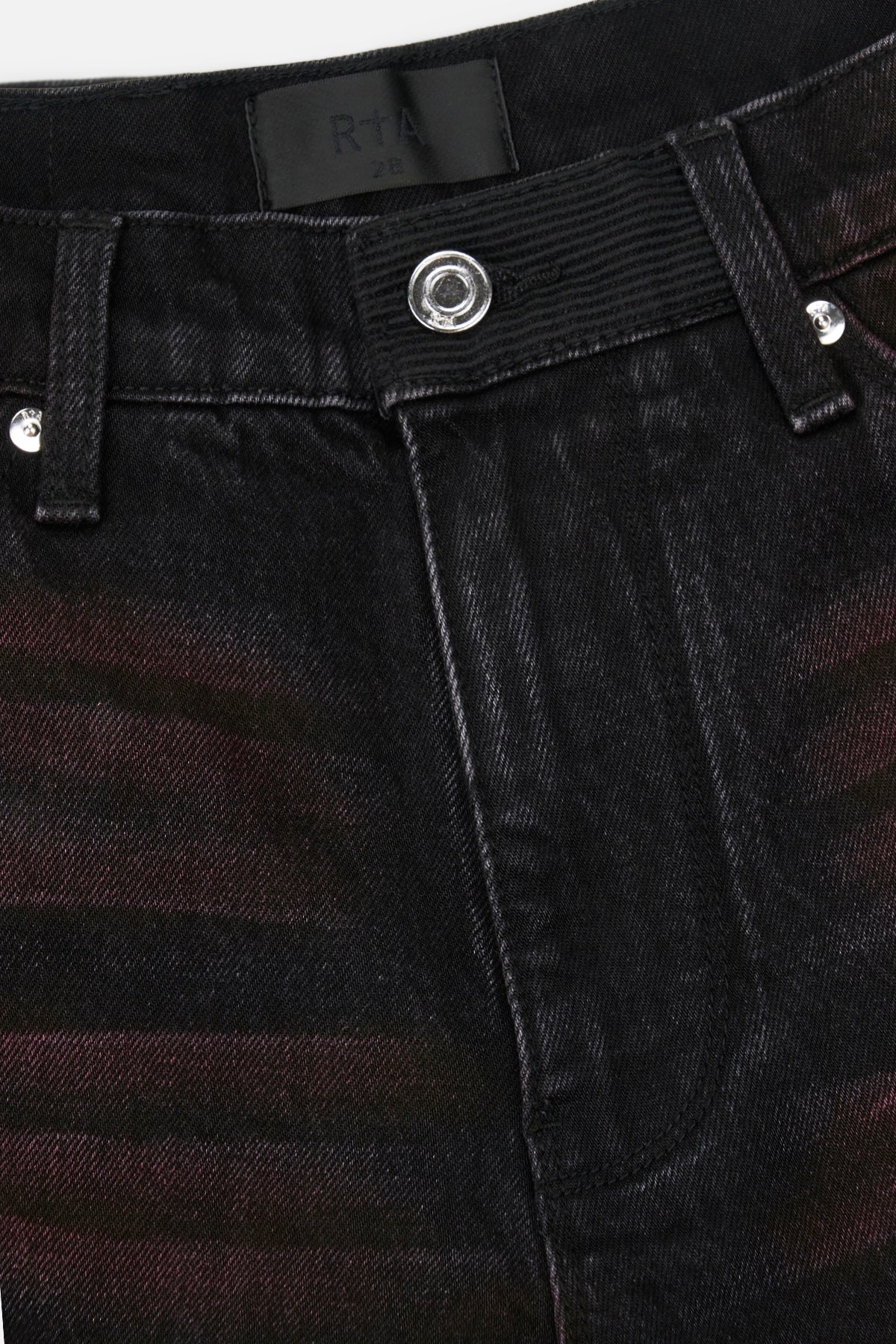 RYAN WIDE LEG CARPENTER JEAN | BLACK RED GLOW - Image 3