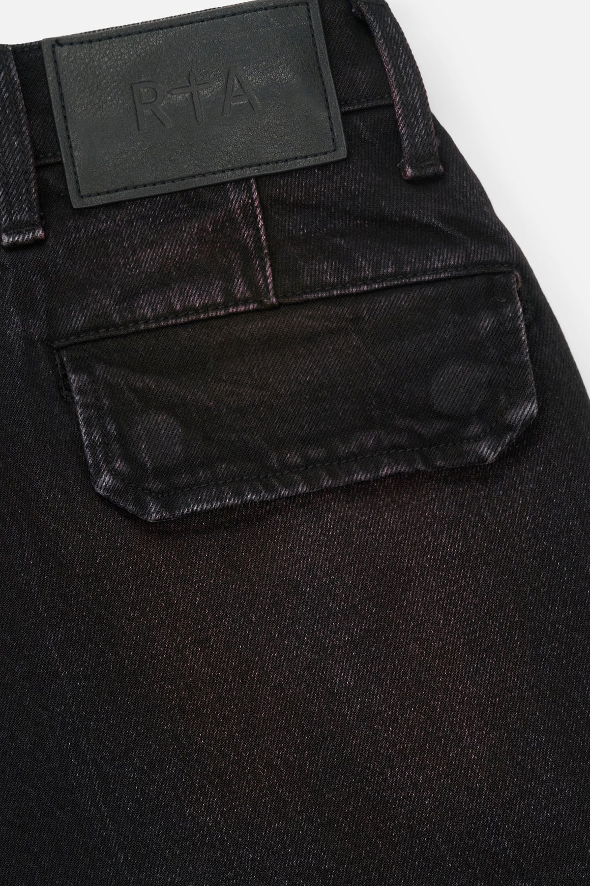 RYAN WIDE LEG CARPENTER JEAN | BLACK RED GLOW - Image 5
