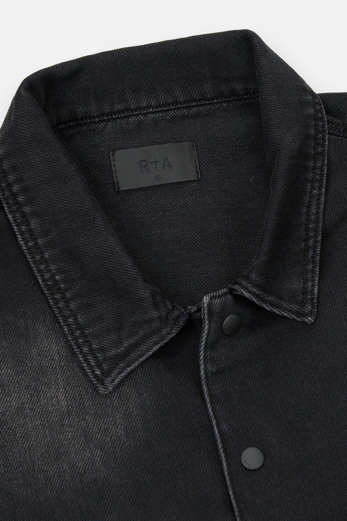 SAMSON SHIRT | BLACK FADED DISTRESSED - Image 3