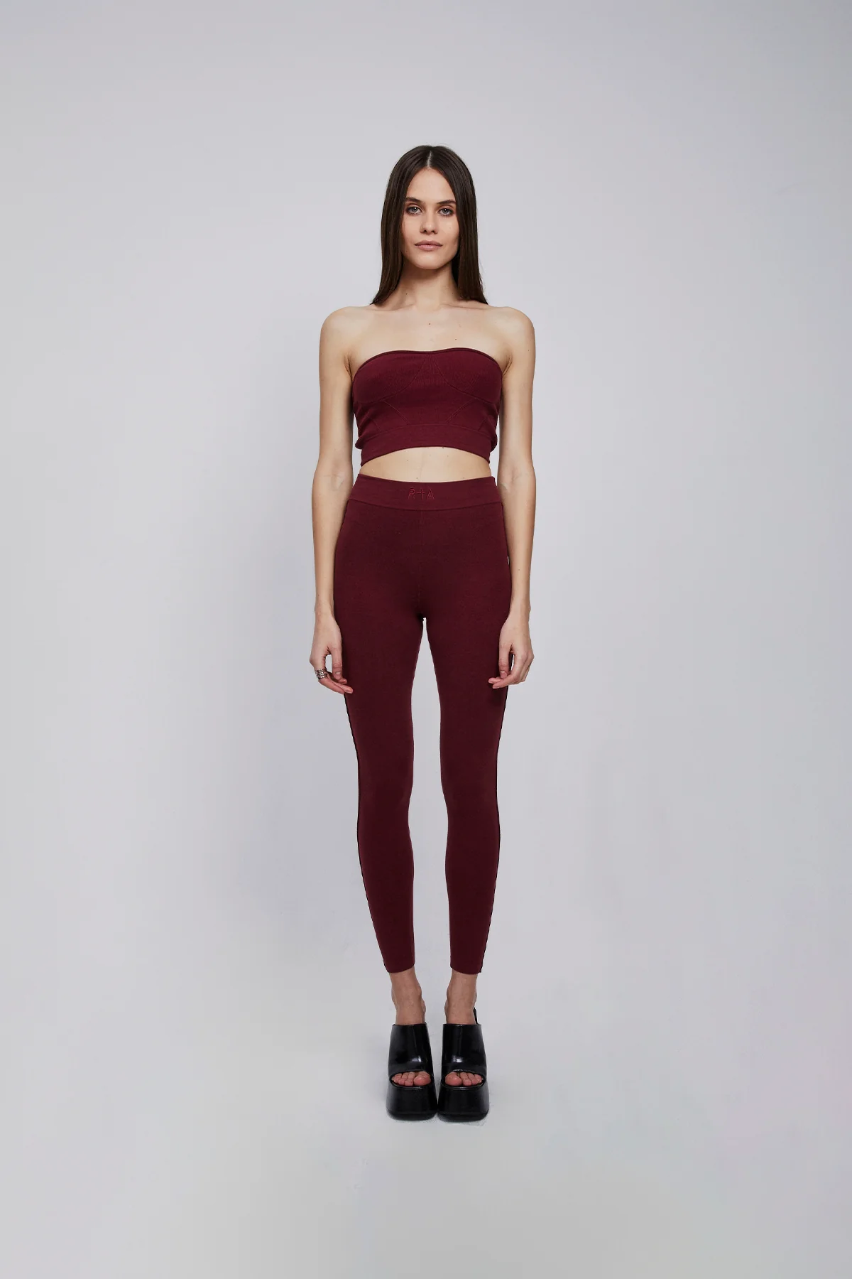 SIBILLE LEGGING | BORDEAUX - Image 4