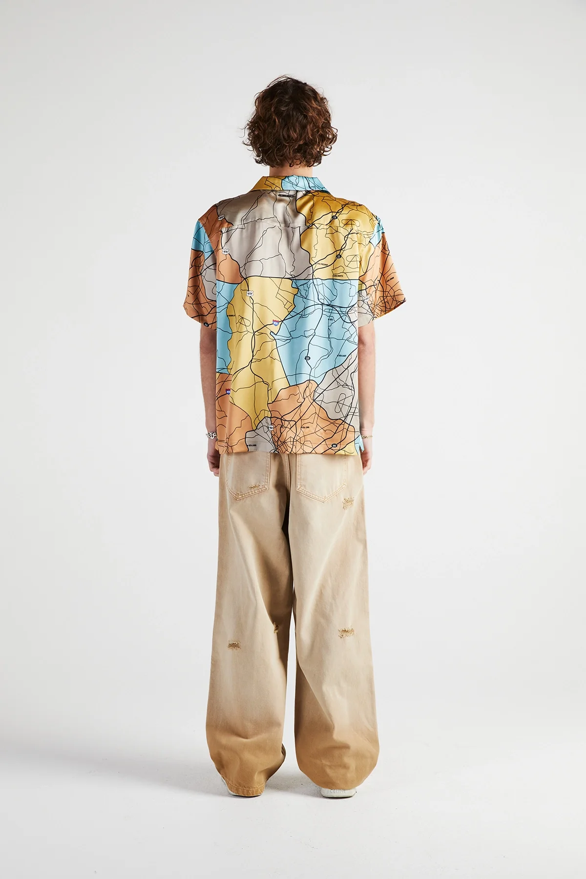SILK SHORT SLEEVE SHIRT | ROAD MAP - Image 6