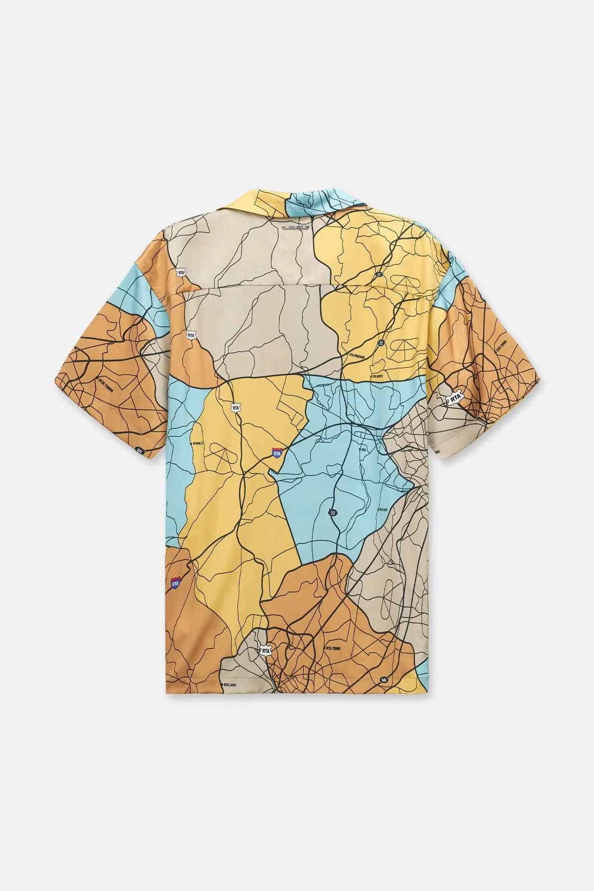 SILK SHORT SLEEVE SHIRT | ROAD MAP - Image 8