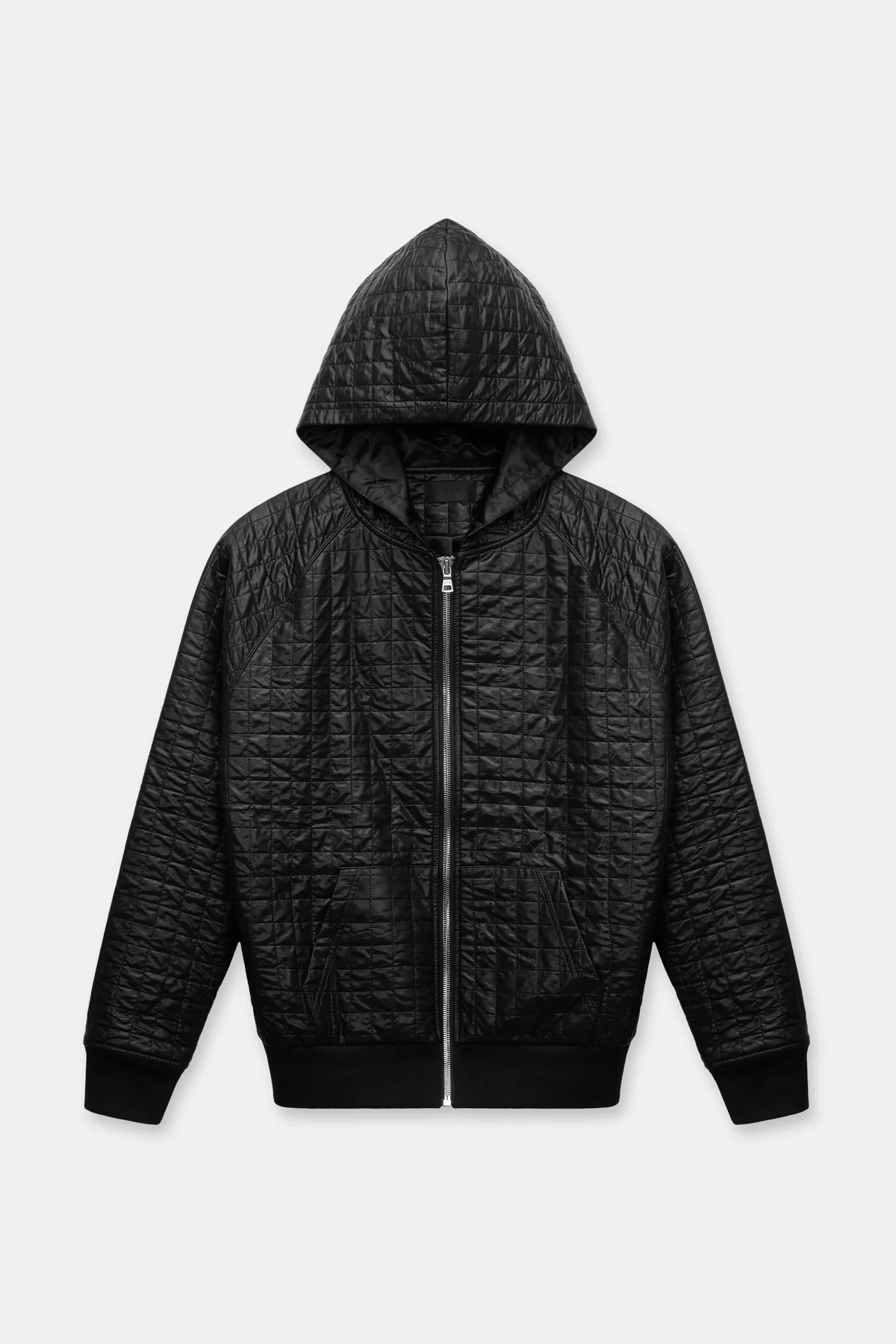 SIMON QUILTED SWEATSHIRT | BLACK QUILTED - Image 3