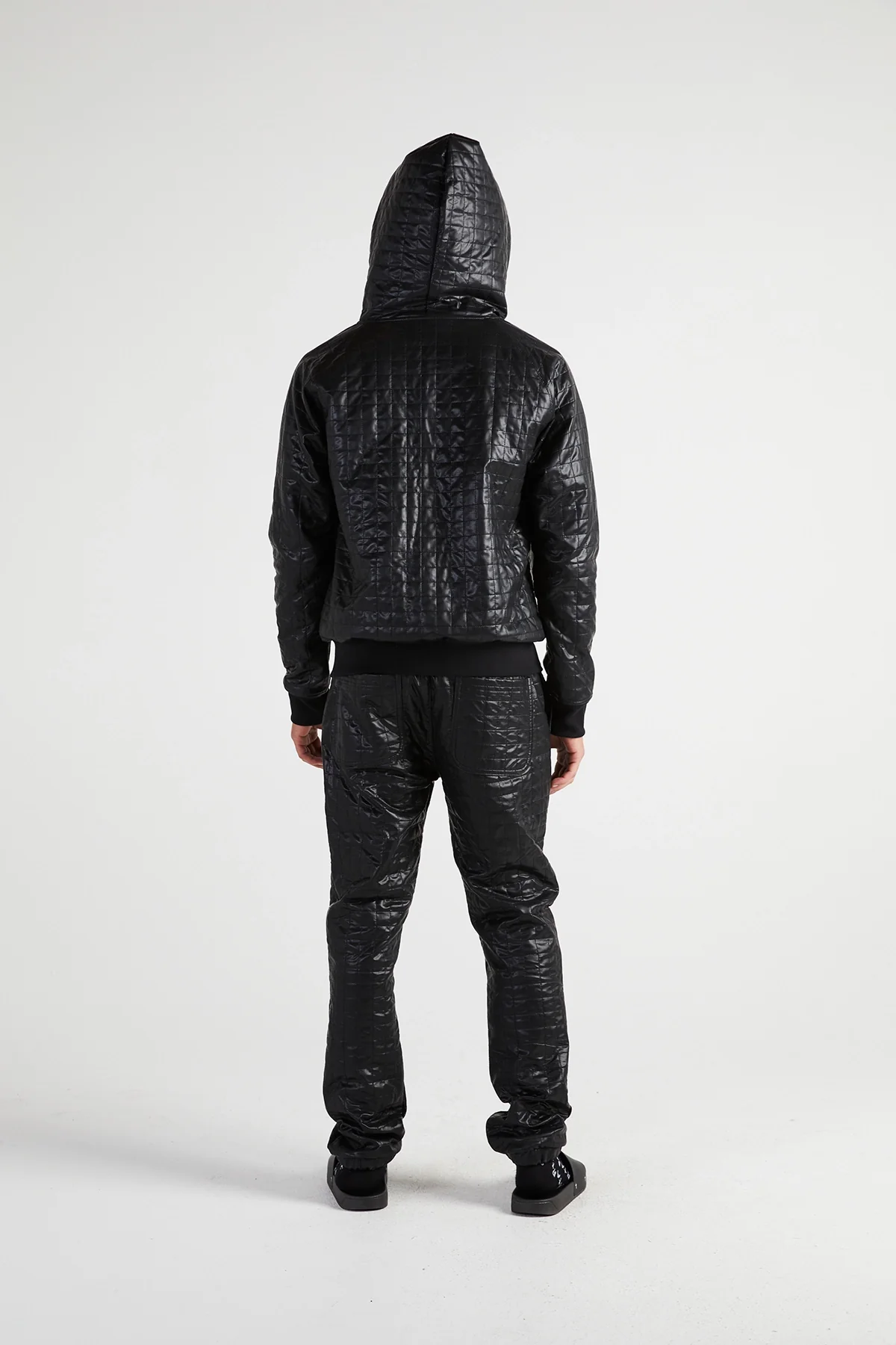 SIMON QUILTED SWEATSHIRT | BLACK QUILTED - Image 5