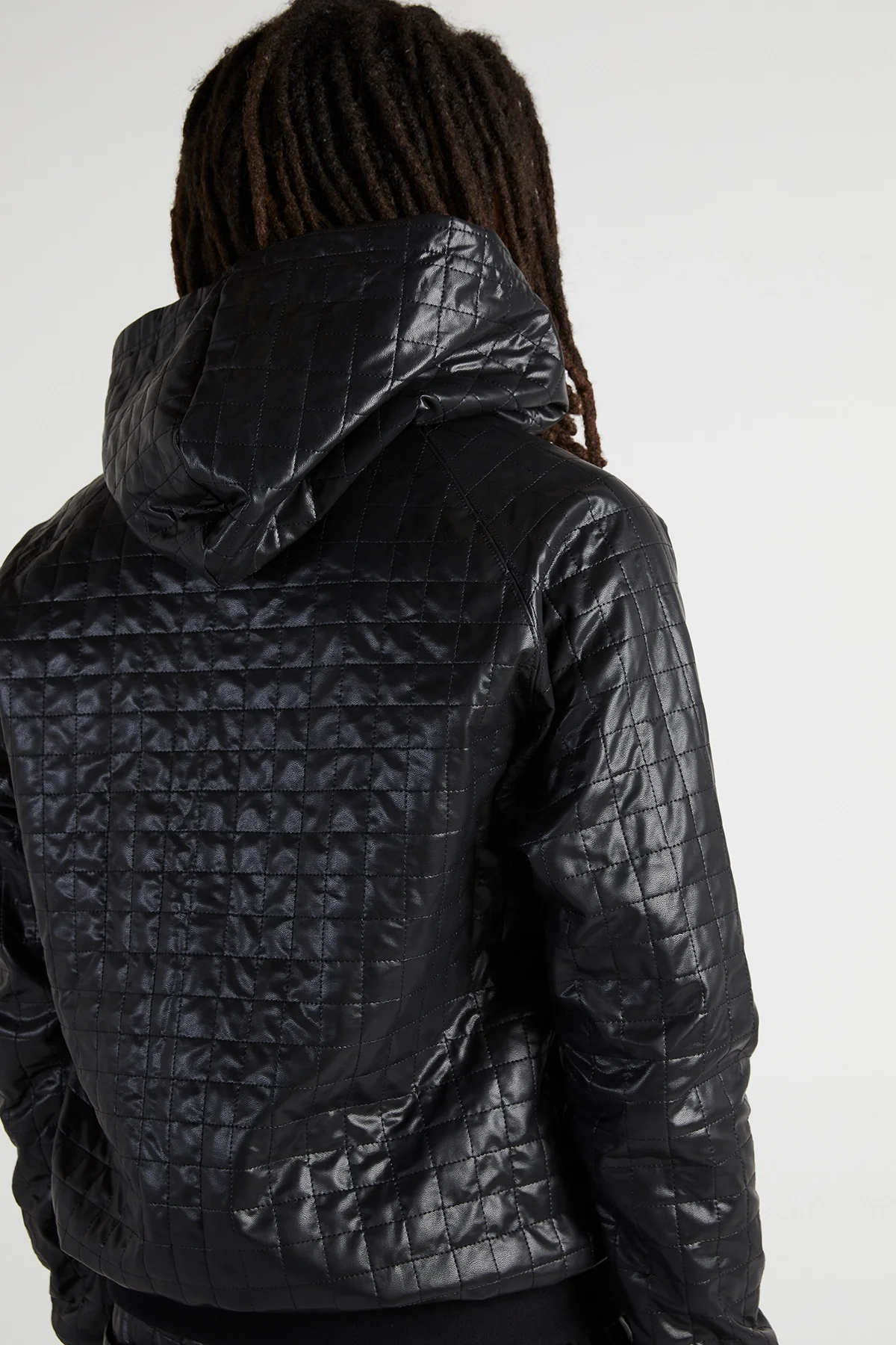 SIMON QUILTED SWEATSHIRT | BLACK QUILTED - Image 8