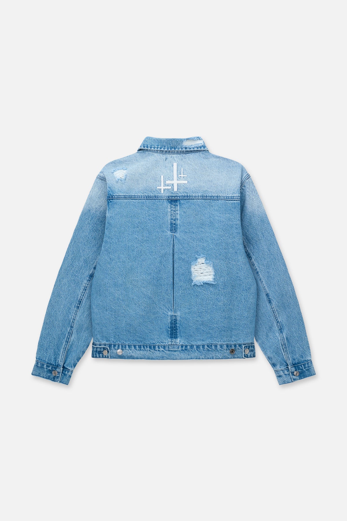 VALENTIANO DENIM JACKET | GLACIER BLUE - Image 3