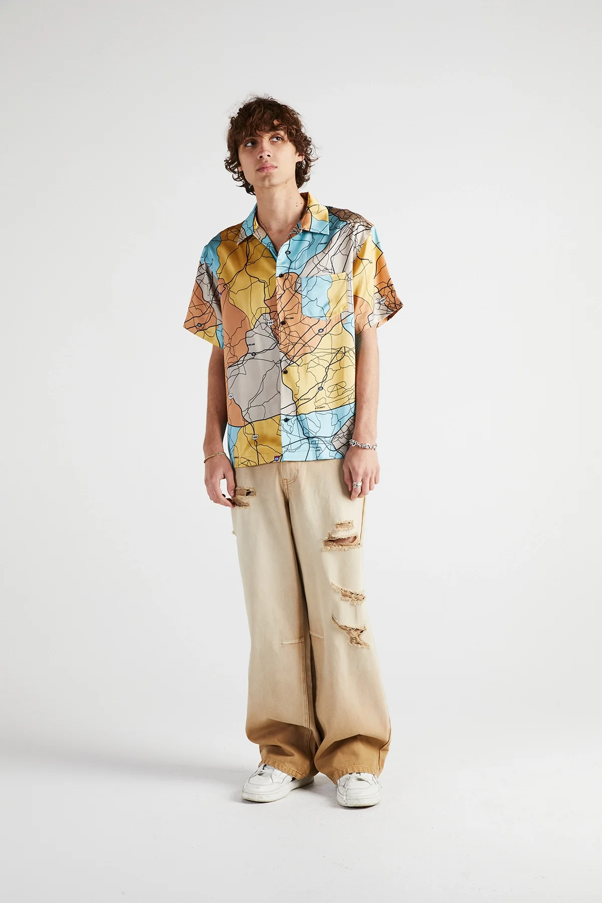 WIDE LEG JEAN | DISTRESSED SAVANNA - Image 2