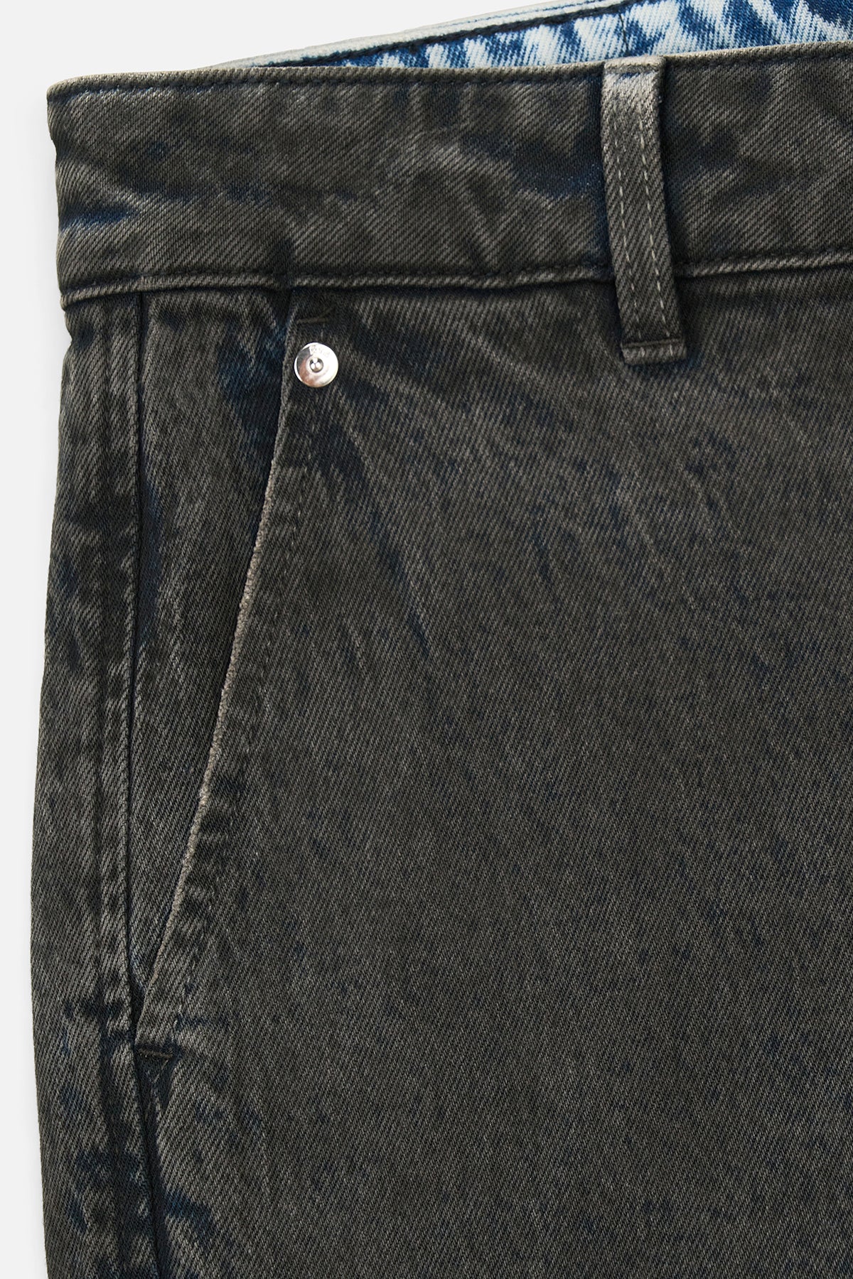 WYLIE CARGO JEAN | GREY WAX COATED BLUE - Image 5