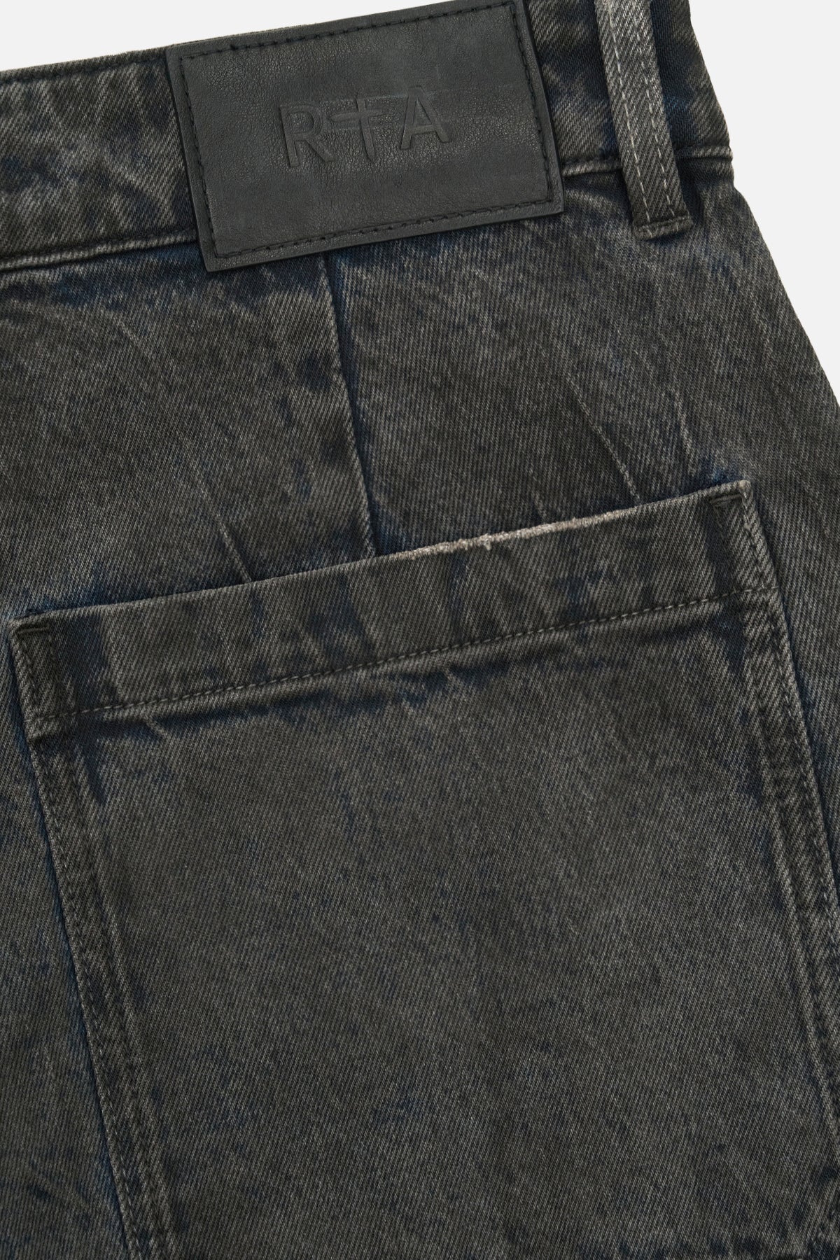 WYLIE CARGO JEAN | GREY WAX COATED BLUE - Image 6