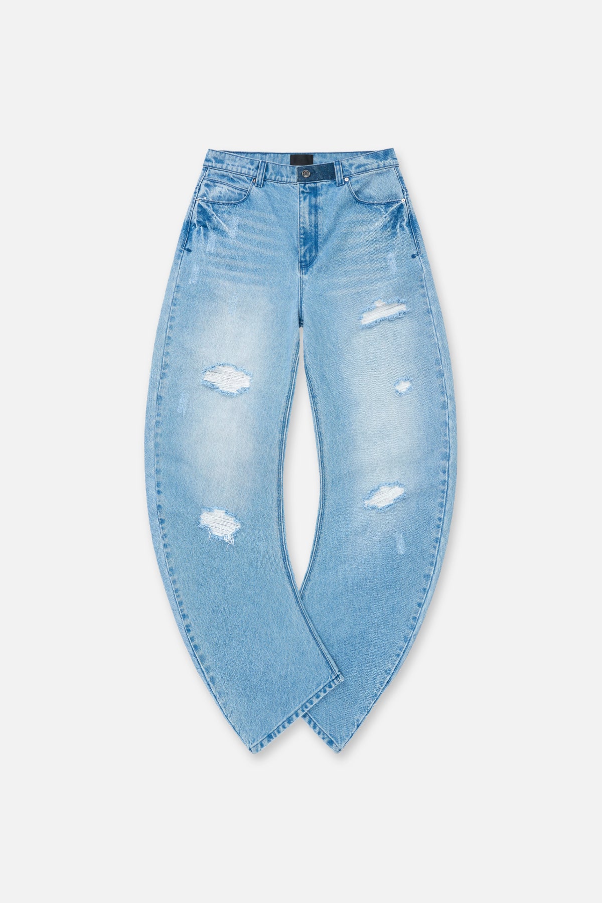 XANDER BARREL LEG JEAN | GLACIER BLUE - Image 2