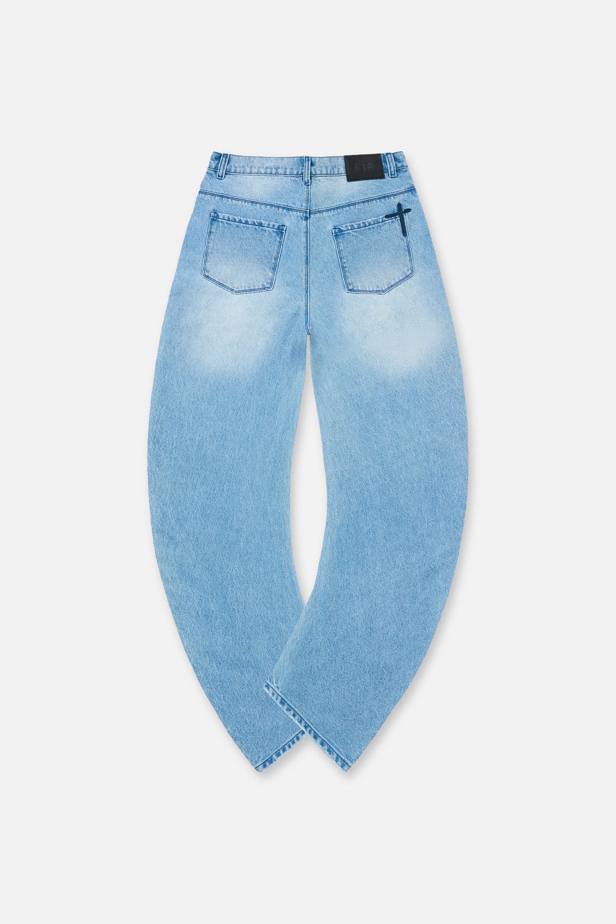 XANDER BARREL LEG JEAN | GLACIER BLUE - Image 3