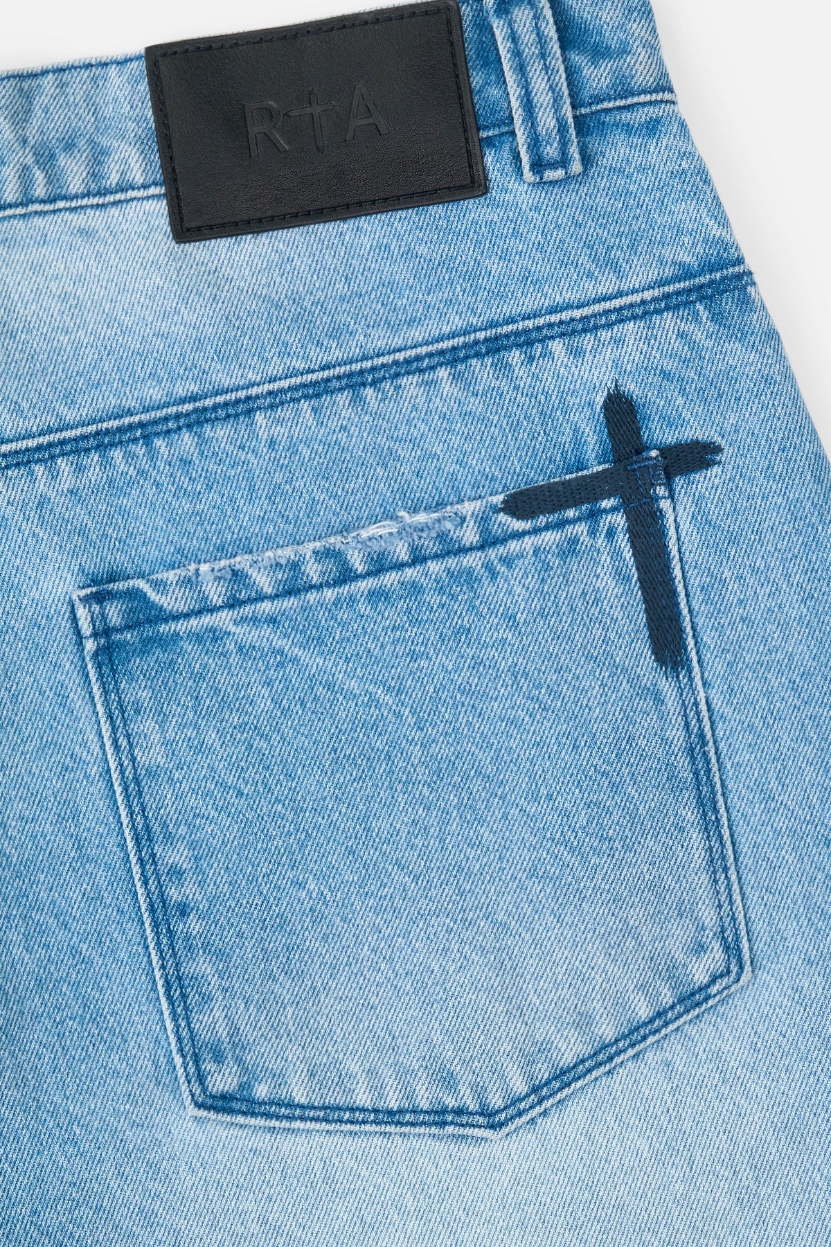 XANDER BARREL LEG JEAN | GLACIER BLUE - Image 5