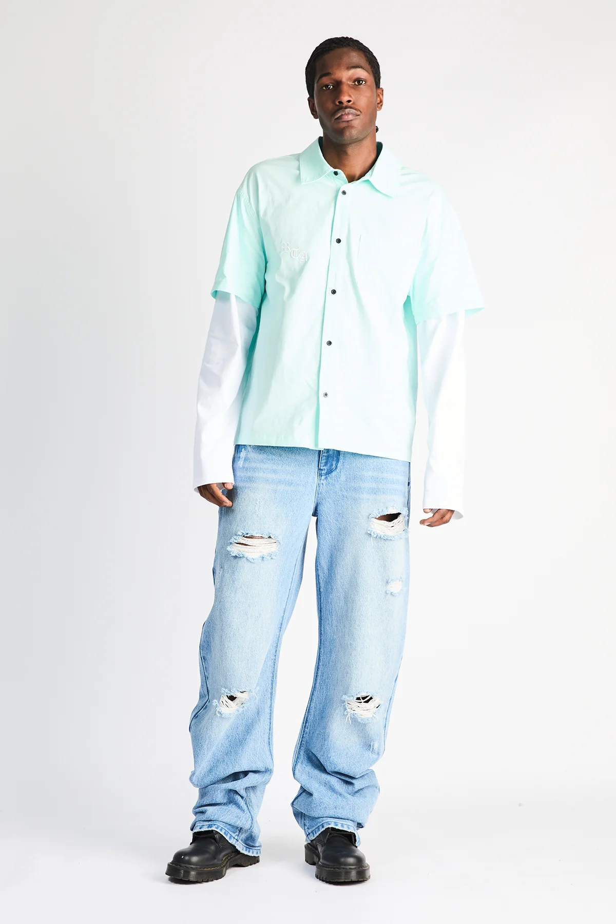 XANDER BARREL LEG JEAN | GLACIER BLUE - Image 6