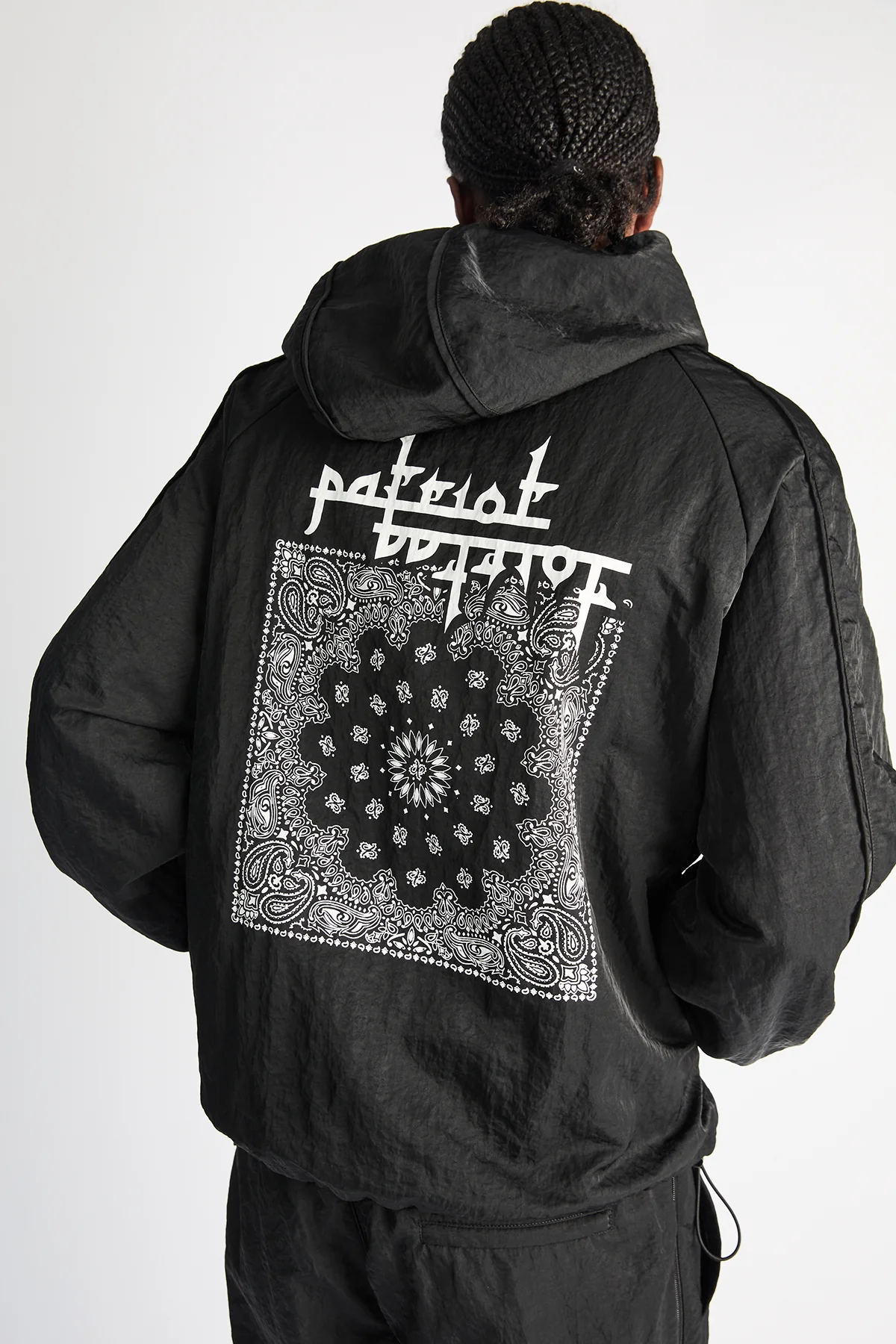 ZAYDEN WINDBREAKER JACKET | BLACK PAISLEY - Image 7