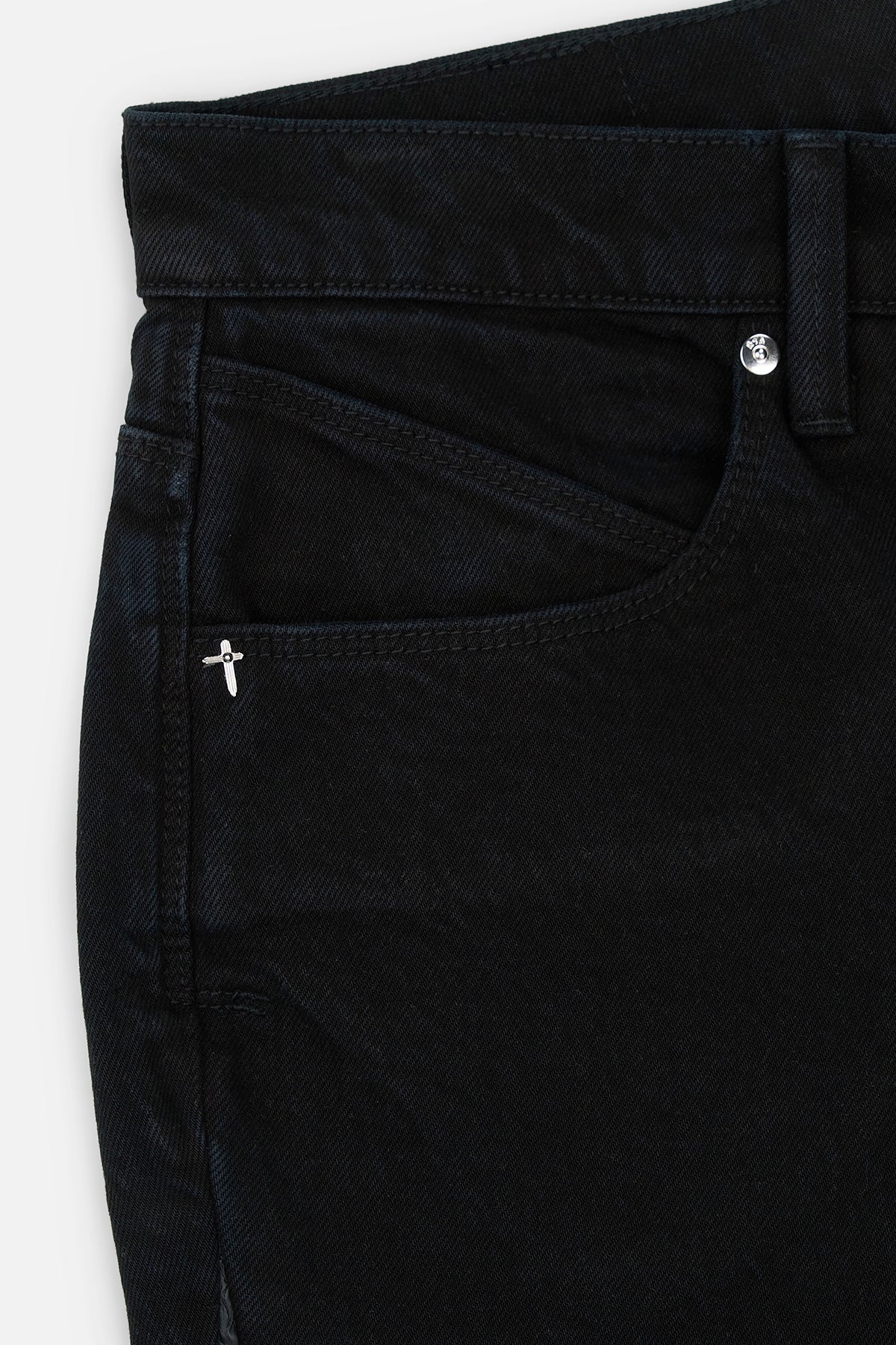 ZED STRAIGHT LEG JEAN | BLACK SNAKE PANELS - Image 4