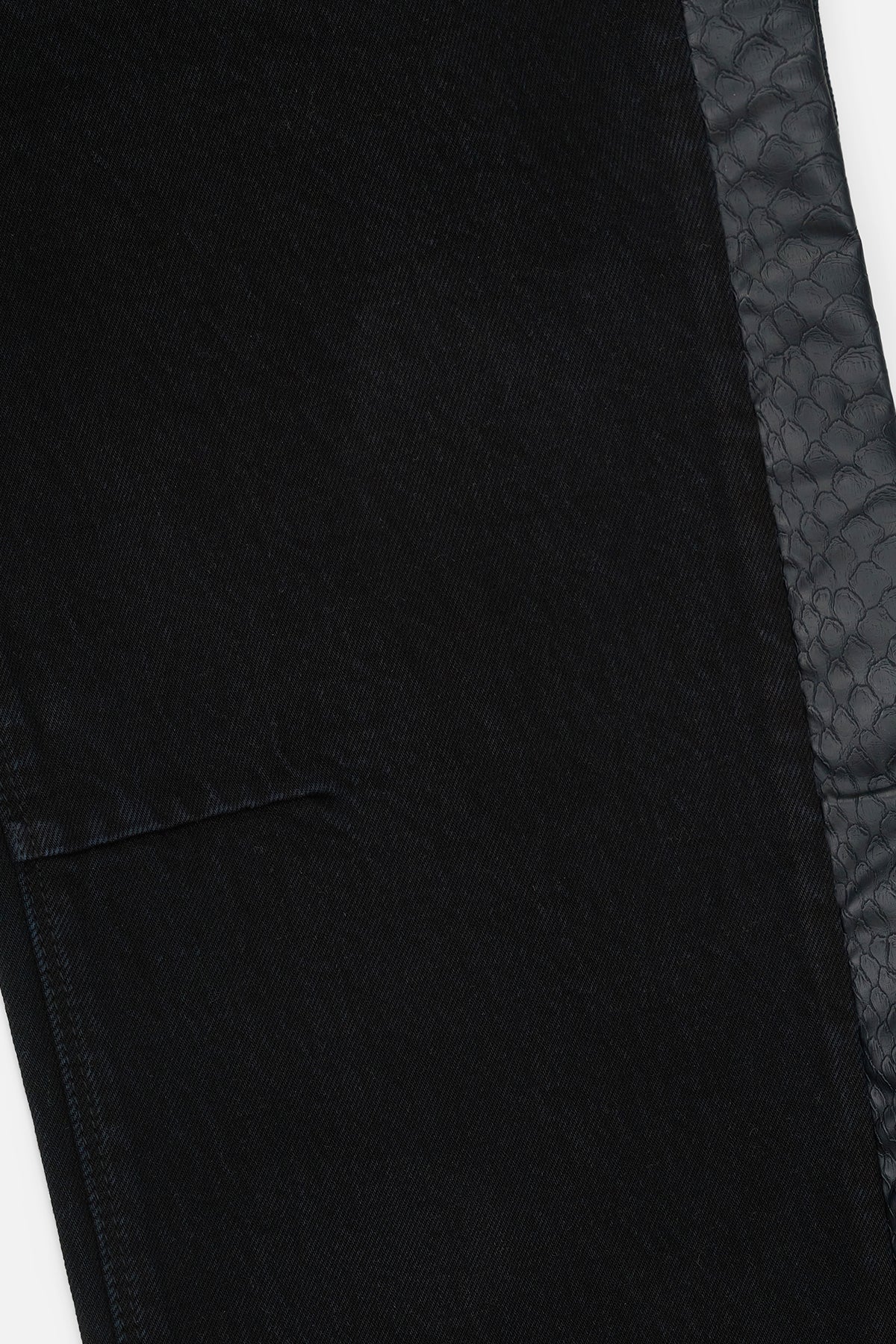 ZED STRAIGHT LEG JEAN | BLACK SNAKE PANELS - Image 6