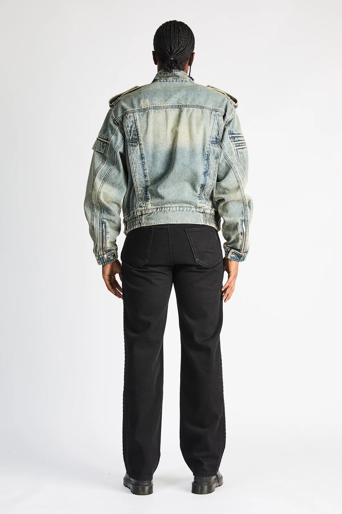 ZED STRAIGHT LEG JEAN | BLACK 3D CROSS - Image 6